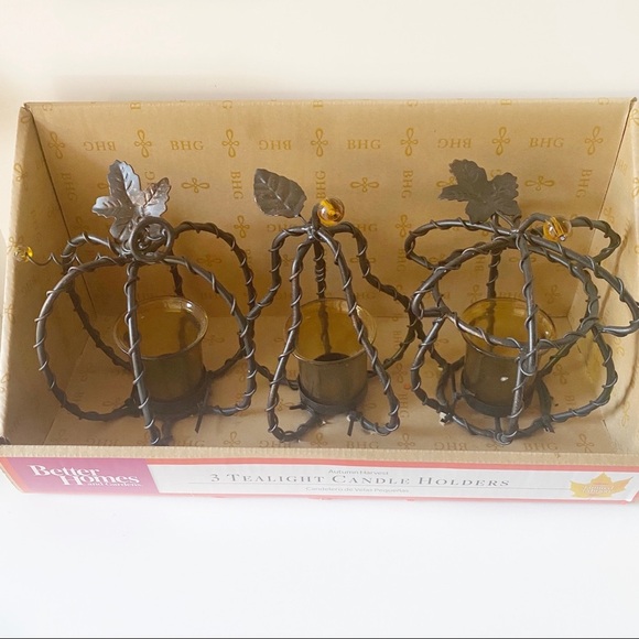 Better Homes And Gardens Other - Better Homes and Garden Metal Harvest Candleholder